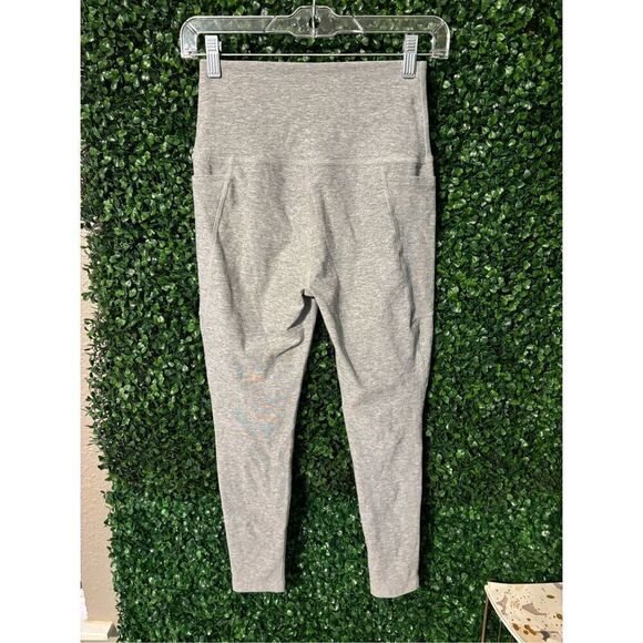 PELOTON x BEYOND YOGA High Waist Leggings Womens sz Medium Gray Space Dye 2 - Picture 3 of 6